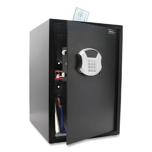 Honeywell Digital Steel Security Safe With Drop Slot 15x7.8x22 2.87 Cu Ft Black