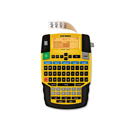 DYMO Rhino 4200 Basic Industrial Handheld Label Maker 1 Line 4.06x8.46x2.24