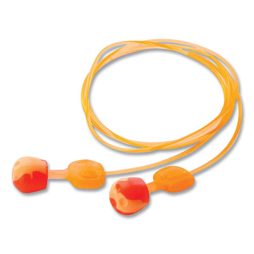 Howard Leight By Honeywell Trustfit Pod Corded Reusable Foam Earplugs One Size Fits Most 28 Db Nrr Orange 1000/Case