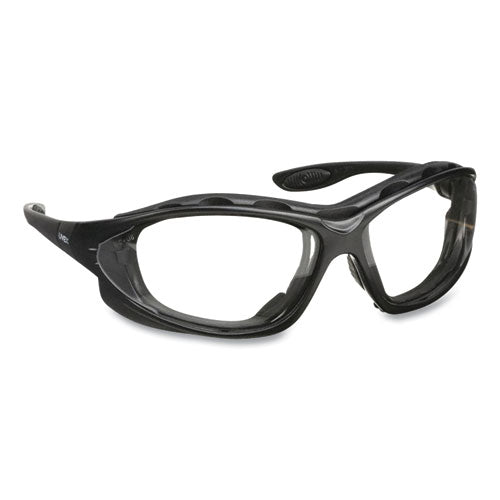 Honeywell Uvex™ Seismic Sealed Eyewear Black Polycarbonate Frame Clear Polycarbonate Lens