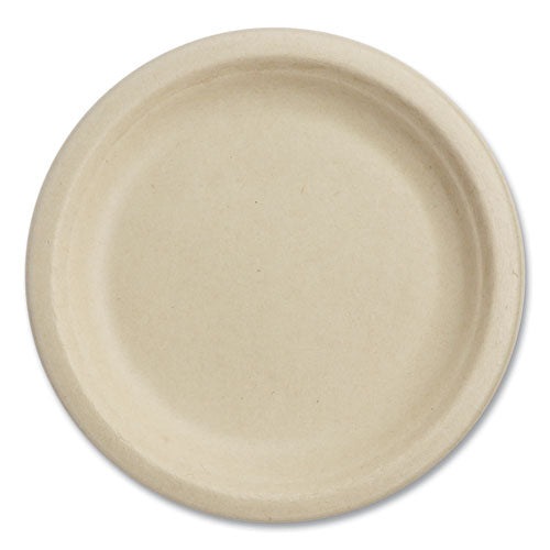 World Centric Fiber Plates 7" Dia Natural 1000/Case