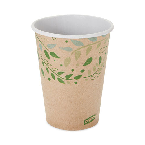 Dixie® Dixie Ecosmart Recycled Fiber Hot/cold Cups 12 Oz Kraft/green 50 ...