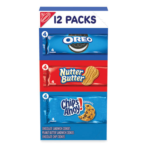 Nabisco Variety Pack Cookies Assorted 20 Oz Box 12 Packs/box