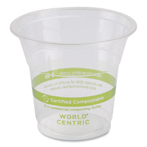 World Centric Pla Clear Cold Cups 5 Oz Clear 2000/Case