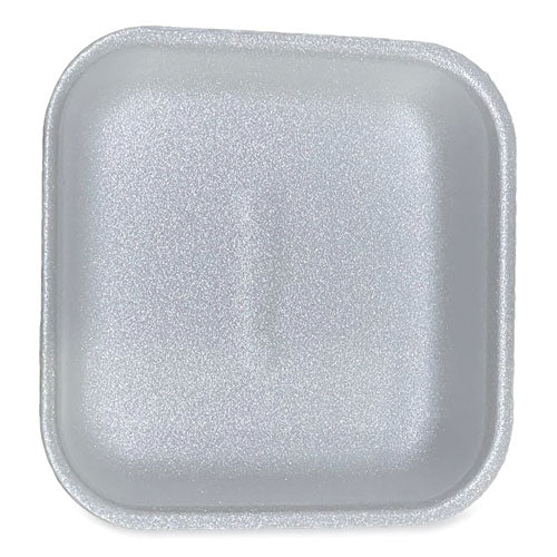 GEN Meat Trays #1 5.38x5.38x1.07 White 500/Case