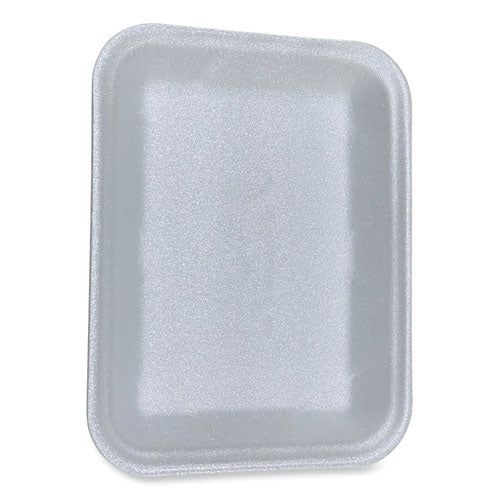 GEN Meat Trays #4d 9.47x7.12x1.32 White 500/Case