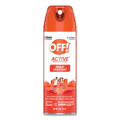 OFF!® OFF! Active Insect Repellent 6 Oz Aerosol Spray 12/Case | Round ...