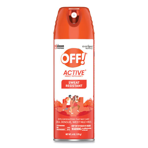 OFF! Active Insect Repellent 6 Oz Aerosol Spray 12/Case