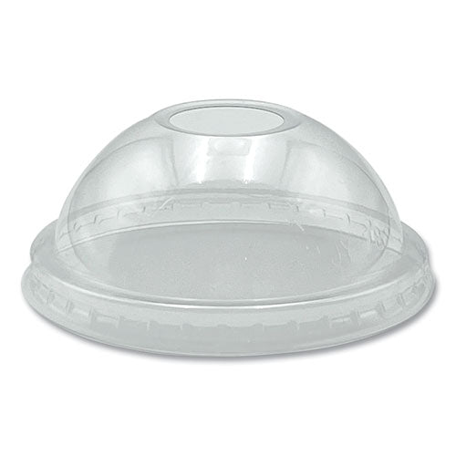 Boardwalk Pet Cold Cup Dome Lids Fits 9 Oz To 10 Oz Pet Cups Clear 100/pack
