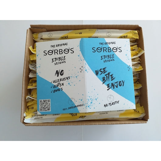 Sorbos Vanilla Straw-200 Each-1/Case