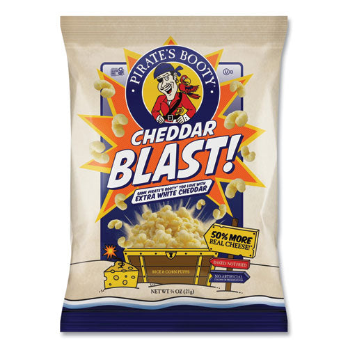 Pirate's Booty Cheddar Blast Cheddar 0.75 Oz Bag 16/Case Ships In 1-3 Business Days