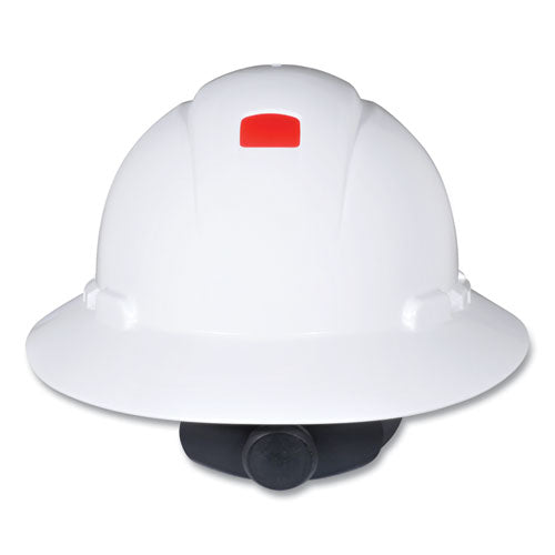 3M™ Securefit H-series Hard Hats H-800 Hat With Uv Indicator 4-point Pressure Diffusion Ratchet Suspension White