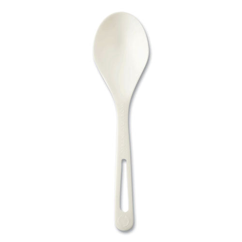 World Centric Tpla Compostable Cutlery Soup Spoon White 1000/Case