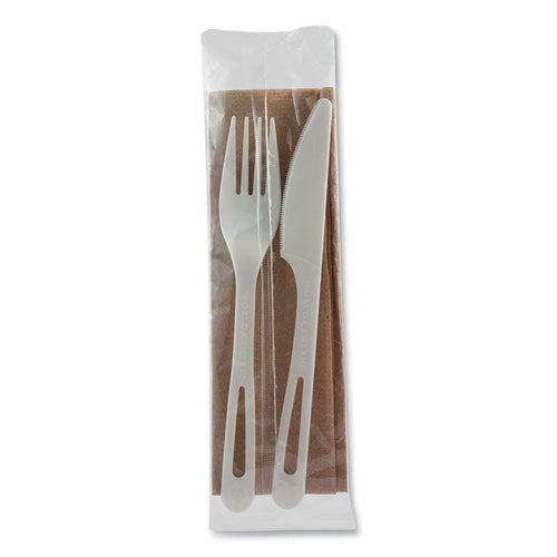 World Centric Tpla Compostable Cutlery Fork/knife/napkin White 500/Case