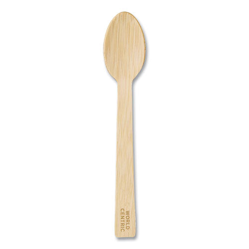 World Centric Bamboo Cutlery Spoon 6.7" Natural 2000/Case