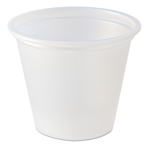 Fabri-Kal Portion Cups 1 Oz Translucent 250/sleeve 10 Sleeve/Case