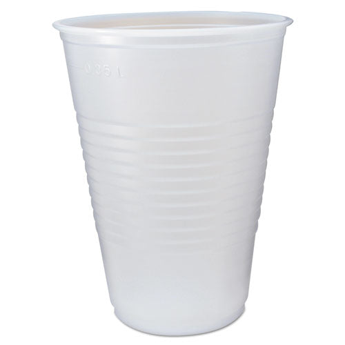 Fabri-Kal Rk Ribbed Cold Drink Cups 14 Oz Clear 50/sleeve 20 Sleeves/Case