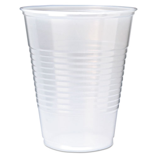 Fabri-Kal Rk Ribbed Cold Drink Cups 9 Oz Clear 100/sleeve 25 Sleeves/Case