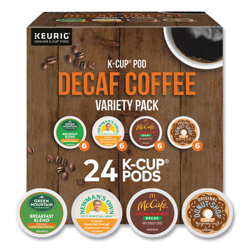 Green Mountain Coffee Decaf Variety Coffee K-cups Assorted Flavors 0.38 Oz K-cup 24/box