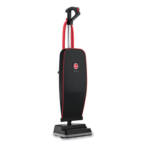 Hoover Commercial Task Vac Soft Bag Lightweight Upright 12” Cleaning Path Black