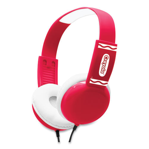 Crayola Cheer Wired Headphones Red/white