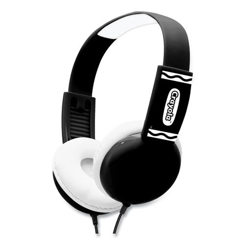 Crayola Cheer Wired Headphones Black/white