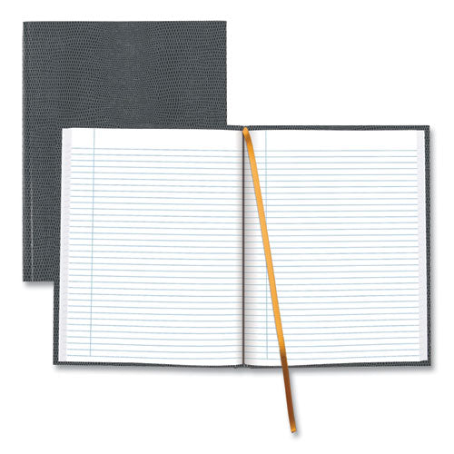 Blueline Executive Notebook With Ribbon Bookmark 1 Subject Medium/college Rule Cool Gray Cover (75) 10.75x8.5 Sheets