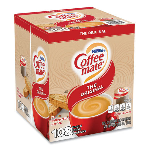 Coffee Mate Liquid Coffee Creamer Original 0.38 Oz Mini Cups 108/Case