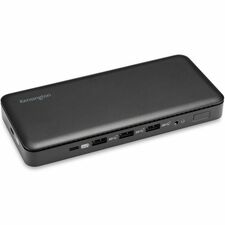 Kensington USB-C Triple Video Docking Station-for Notebook/Monitor-USB Type C-3 Displays Supported-4K  Full HD-3840 X 2160  1920 X 1080-USB Type-C-Black-Wired-Windows 10-85W