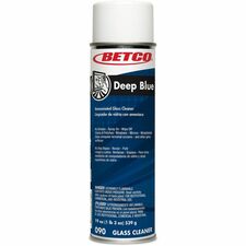Betco Glass & Surface Cleaner-Aerosol-19 Fl Oz 0.6 Quart-Characteristic ScentAerosol Spray Can-12/Carton-White  Clear