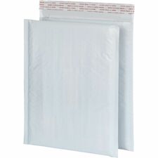 Quality Park Poly Bubble Mailers-Bubble-8 1/2" Width X 11" Length-Strip-Poly-25/Box-White