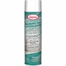 Claire Foaming Rug/Upholstery Cleaner-Foam Spray-20 Fl Oz 0.6 Quart-Ammonia ScentCan-1 Each-Seafoam