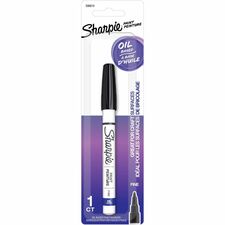 Sharpie Oil-Based Paint Markers-Fine Marker Point-Black Oil Based Ink-1 Pack