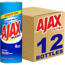 AJAX Powder Cleanser With Bleach-Powder-21 Oz 1.31 Lb-12/Carton-White