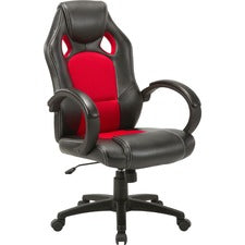 LYS High-back Gaming Chair-For Gaming-Polyurethane  Mesh  Nylon-Red  Black
