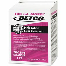 Betco Lotion Skin Soap Cleanser  Floral Scent  30.43 Oz  Carton Of 12 Refills-Floral ScentFor-Skin  Hand-Moisturizing-Pink-Anti-irritant  PH Balanced-12/Carton