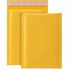 Quality Park Paper Bubble Mailers-Bubble-6" Width X 9" Length-Strip-Paper-25/Box-Brown Kraft