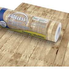 Fadeless Bulletin Board Paper Rolls-Classroom  Door  File Cabinet  School  Home  Office Project  Display  Table Skirting  Party  Decoration-48"Width X 50 FtLength-1 Roll-Natural-Paper
