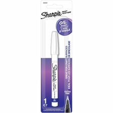 Sharpie Oil-Based Paint Markers-Extra Fine Marker Point-White Oil Based Ink-1 Pack
