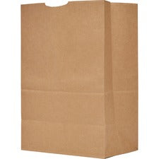 AJM Packaging Grocery Sacks-12" Width X 17" Length X 7" Depth-Kraft-Kraft-500/Carton-Grocery  Food