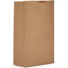 AJM Kraft Grocery Bags-4.30" Width X 2.40" Length-Brown-Kraft Paper-500/Pack-Grocery  Food  Sandwich  Vegetables  Grain