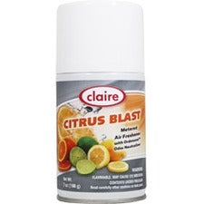 Claire Citrus Blast Metered Aerosol-Aerosol-330 Sq. Ft.-10 Fl Oz 0.3 Quart-Citrus Blast-30 Day-12/Pack