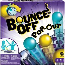 Mattel Bounce-Off Pop-Out Ball Bouncing Game-Multicolor