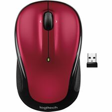 Logitech M325S Mouse-Wireless-Red