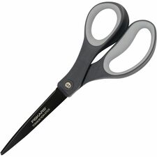 Fiskars Non-stick Titanium Soft Grip Scissors-Titanium-Gray-1 Each