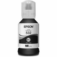 Epson T532 Ink Bottle-Inkjet-Black-6000 Pages-120 ML-Extra High Yield-1 Pack