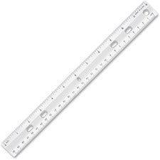 Sparco 12" Standard Metric Ruler-12" Length 1.3" Width-1/16 Graduations-Metric  Imperial Measuring System-Plastic-1 Each-Clear