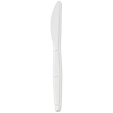 Dixie Knife-40/Pack-Knife-1 X Knife-Disposable-Plastic  Polypropylene-White