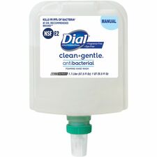 Dial 1700 Refill Clean+ Foaming Hand Wash-Fragrance-free ScentFor-Hand-Antibacterial-White-Dye-free  Hygienic  Odor Neutralizer-1 Each
