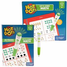 Hot Dots First Grade Activity Set Interactive Printed Book-50 Pages-Grade 1